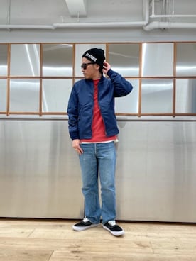 京都くんさん(メンズ・172cm)の春コーディネート