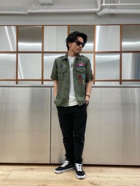 京都くんさん（メンズ・172cm）の春コーディネート