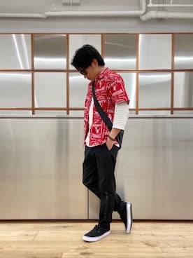 京都くんさん（メンズ・172cm）の春コーディネート