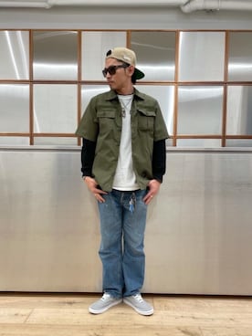 京都くんさん（メンズ・172cm）の春コーディネート