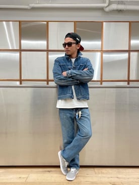 京都くんさん（メンズ・172cm）の春コーディネート