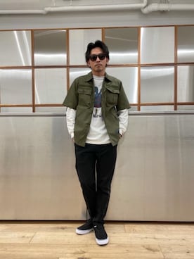 京都くんさん（メンズ・172cm）の春コーディネート