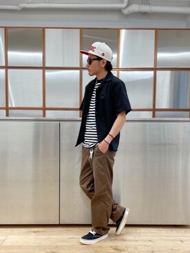 京都くんさん（メンズ・172cm）の春コーディネート