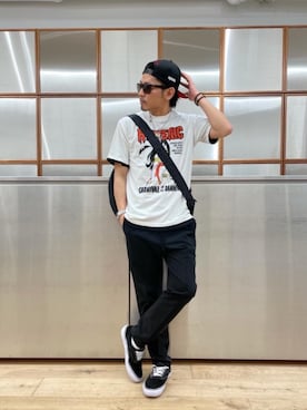 京都くんさん（メンズ・172cm）の春コーディネート