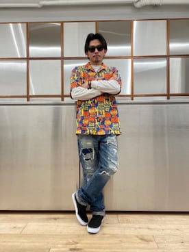 京都くんさん（メンズ・172cm）の春コーディネート