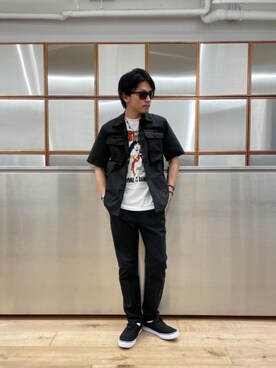 京都くんさん（メンズ・172cm）の春コーディネート