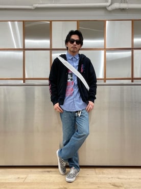 京都くんさん（メンズ・172cm）の春コーディネート