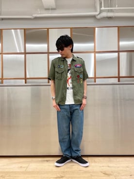 京都くんさん（メンズ・172cm）の春コーディネート