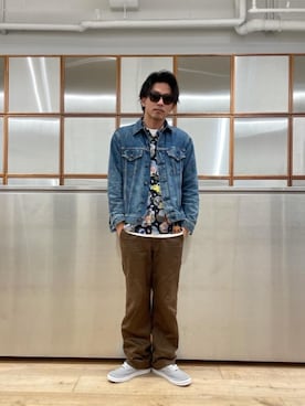 京都くんさん（メンズ・172cm）の春コーディネート