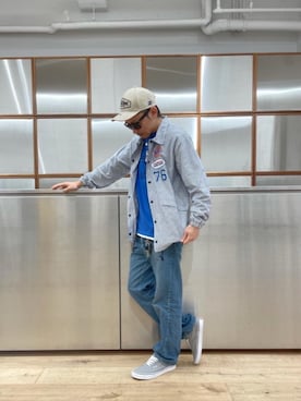 「でにむ」｜「アイテム（ルームウェア）」を使った、京都くんさん（メンズ・172cm）の夏コーディネート