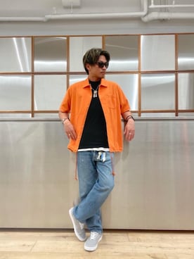 「アイテム（ルームウェア/パジャマ）」を使った、京都くんさん（メンズ・172cm）の夏コーディネート