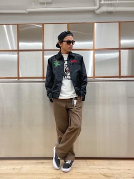 「90'sコーデ」｜「アイテム（その他アウター）」を使った、京都くんさん（メンズ・172cm）の秋コーディネート
