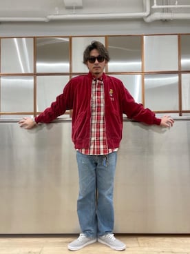 「90'sコーデ」｜「アイテム（その他アウター）」を使った、京都くんさん（メンズ・172cm）の秋コーディネート