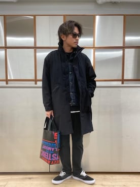 「90'sコーデ」｜「アイテム（その他アウター）」を使った、京都くんさん（メンズ・172cm）の秋コーディネート