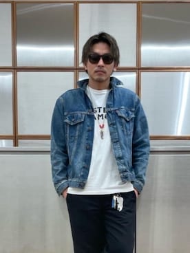 「でにむ」｜「アイテム（チノパンツ）」を使った、京都くんさん（メンズ・172cm）の冬コーディネート