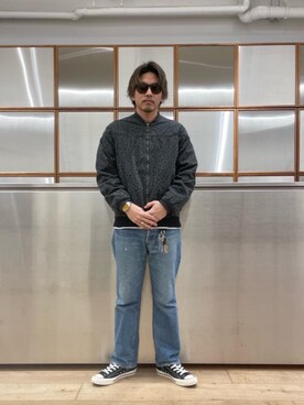 「90'sコーデ」｜「アイテム（その他アウター）」を使った、京都くんさん（メンズ・172cm）の冬コーディネート