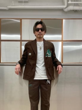 京都くんさん（メンズ・172cm）の春コーディネート