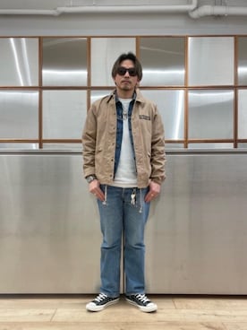 京都くんさん（メンズ・172cm）の春コーディネート