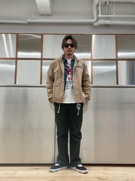 デニムジャケットを使った「コーチジャケット」の人気ファッション ...