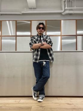 京都くんさん（メンズ・172cm）の春コーディネート