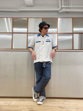 「ロックコーデ」｜「アイテム（帽子）」を使った、京都くんさん（メンズ・172cm）の春コーディネート
