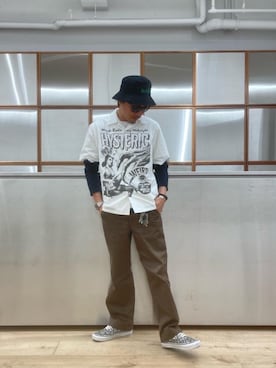 京都くんさん(メンズ・172cm)の春コーディネート