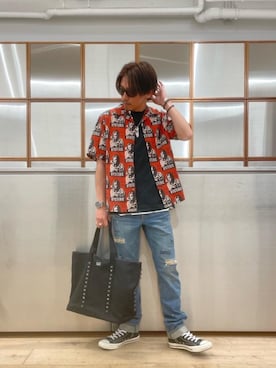 京都くんさん（メンズ・172cm）の春コーディネート