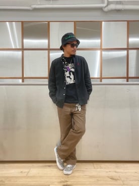 京都くんさん(メンズ・172cm)の春コーディネート