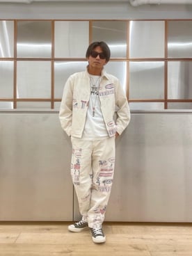 「90'sコーデ」｜「アイテム（ジャケット/アウター）」を使った、京都くんさん（メンズ・172cm）の夏コーディネート