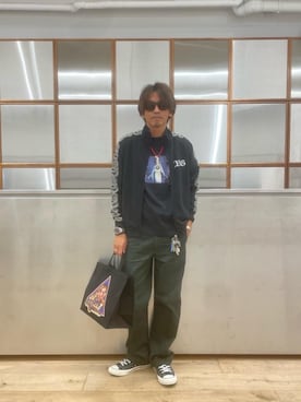 「ジップアップスウェット」｜京都くんさん（メンズ・172cm）の夏コーディネート