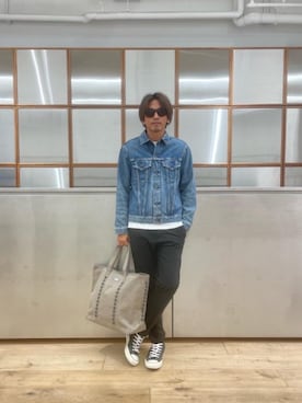 「90'sコーデ」｜「アイテム（ジャケット/アウター）」を使った、京都くんさん（メンズ・172cm）の夏コーディネート