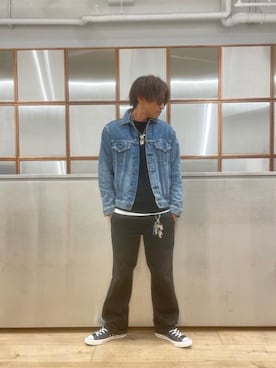 「90'sコーデ」｜「アイテム（ジャケット/アウター）」を使った、京都くんさん（メンズ・172cm）の夏コーディネート