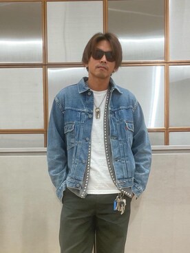 「90'sコーデ」｜「アイテム（ジャケット/アウター）」を使った、京都くんさん（メンズ・172cm）の秋コーディネート
