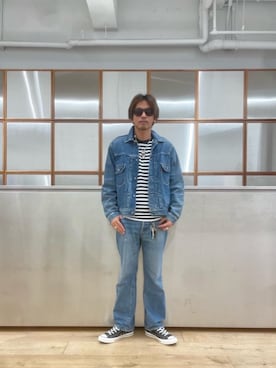 「90'sコーデ」｜「アイテム（ジャケット/アウター）」を使った、京都くんさん（メンズ・172cm）の秋コーディネート