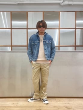 「90'sコーデ」｜「アイテム（ジャケット/アウター）」を使った、京都くんさん（メンズ・172cm）の秋コーディネート