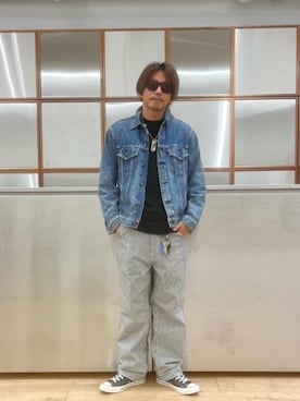「90'sコーデ」｜「アイテム（ジャケット/アウター）」を使った、京都くんさん（メンズ・172cm）の秋コーディネート