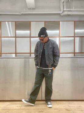 「90'sコーデ」｜「アイテム（ジャケット/アウター）」を使った、京都くんさん（メンズ・172cm）の秋コーディネート