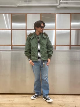 「90'sコーデ」｜京都くんさん（メンズ・172cm）の秋コーディネート
