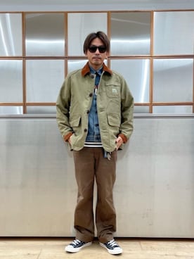 「90'sコーデ」｜京都くんさん（メンズ・172cm）の秋コーディネート