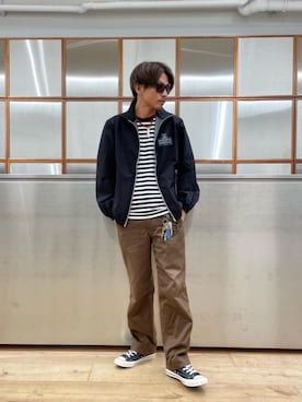 SEE NO EVIL パッカブルブルゾンを使った人気ファッション 