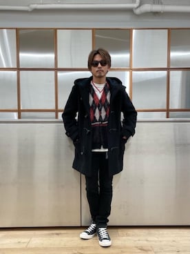 京都くんさん（メンズ・172cm）の秋コーディネート