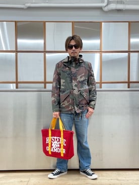 「ロックコーデ」｜「アイテム（その他アウター）」を使った、京都くんさん（メンズ・172cm）の秋コーディネート