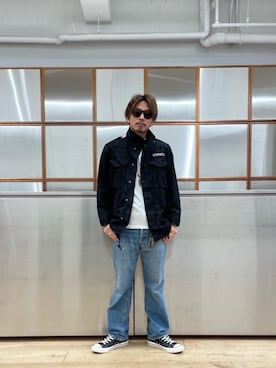 「ロンt」｜「アイテム（ジャケット/アウター）」を使った、京都くんさん（メンズ・172cm）の秋コーディネート