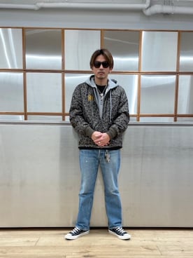 京都くんさん（メンズ・172cm）の冬コーディネート