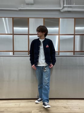 「らふこーで」｜「アイテム（その他アウター）」を使った、京都くんさん（メンズ・172cm）の冬コーディネート