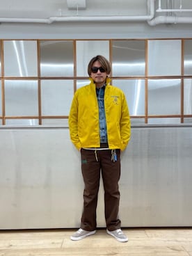 「らふこーで」｜「アイテム（デニムジャケット）」を使った、京都くんさん（メンズ・172cm）の冬コーディネート