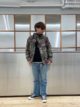 「らふこーで」｜「アイテム（その他アウター）」を使った、京都くんさん（メンズ・172cm）の冬コーディネート