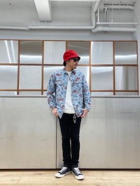 京都くんさん（メンズ・172cm）の春コーディネート