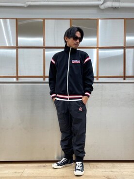 「らふこーで」｜「アイテム（その他アウター）」を使った、京都くんさん（メンズ・172cm）の秋コーディネート