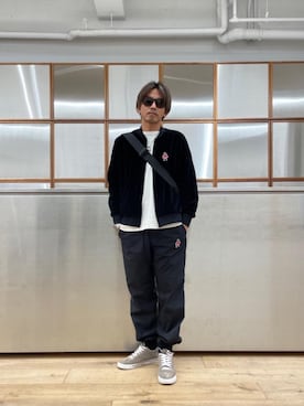 「らふこーで」｜「アイテム（その他アウター）」を使った、京都くんさん（メンズ・172cm）の秋コーディネート